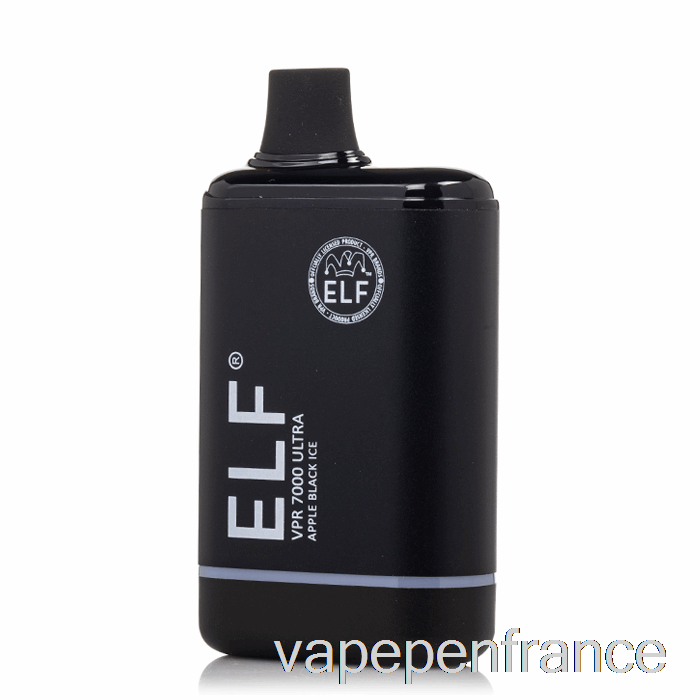 Stylo Vape à Glace Noire Ultra Jetable Elf Vpr 7000